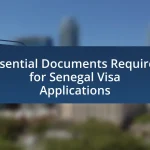 Essential Documents Required for Senegal Visa Applications